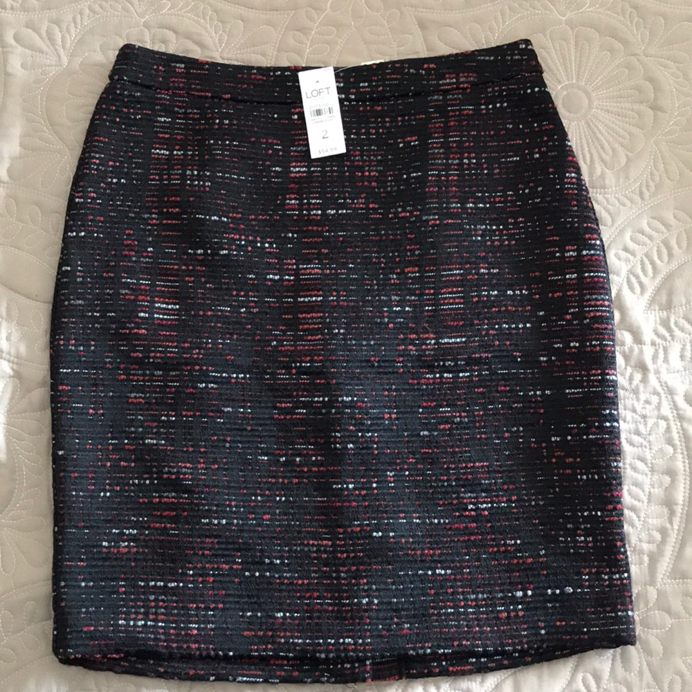 Loft Size 2 Tweed Skirt
